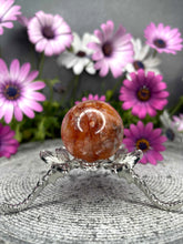 Load image into Gallery viewer, Stunning Small Fire Quartz Hematoid Crystal Sphere

