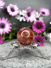 Load image into Gallery viewer, Powerful Small Fire Quartz Hematoid Crystal Sphere
