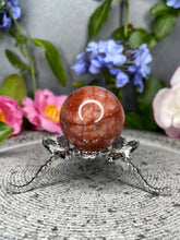 Load image into Gallery viewer, Transformation Fire Quartz Hematoid Crystal Sphere
