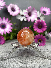 Load image into Gallery viewer, Stunning Small Fire Quartz Hematoid Crystal Sphere
