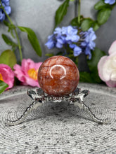 Load image into Gallery viewer, Transformation Fire Quartz Hematoid Crystal Sphere
