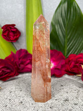 Load image into Gallery viewer, Fire Quartz Hematoid Crystal Tower Point
