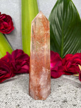 Load image into Gallery viewer, Stunning Fire Quartz Hematoid Crystal Tower Point
