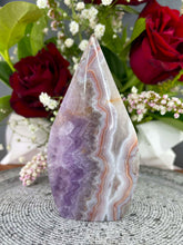 Load image into Gallery viewer, Beautiful Amethyst &amp; Mexican Crazy Lace Agate Flame

