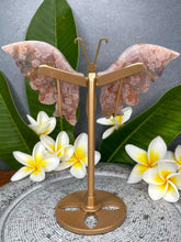 Load image into Gallery viewer, Discounted Flower Agate Crystal Butterfly Wings
