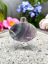 Load image into Gallery viewer, Small Fluorite Crystal Palmstone
