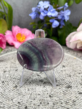 Load image into Gallery viewer, Small Fluorite Crystal Palmstone
