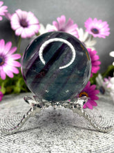 Load image into Gallery viewer, Stunning Rainbow Fluorite Crystal Sphere Ball

