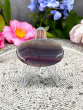 Load image into Gallery viewer, Gorgeous Rainbow Fluorite Crystal Plamstone
