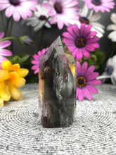 Load image into Gallery viewer, Vitality Garden Quartz Lodolite Crystal Tower Point
