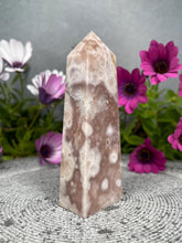 Load image into Gallery viewer, Magnificent Pink Amethyst Flower Agate Crystal Tower
