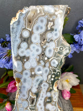 Load image into Gallery viewer, XL 8th Vein Ocean Jasper Crystal Polished Slab With Stand
