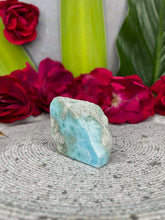Load image into Gallery viewer, Larimar Raw Polished Crystal Freeform
