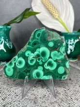 Load image into Gallery viewer, Intention Malachite Crystal Polished Slab
