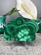Load image into Gallery viewer, Elegant Malachite Crystal Polished Slab
