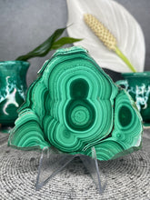 Load image into Gallery viewer, Natural Malachite Crystal Polished Slab
