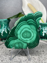 Load image into Gallery viewer, Gorgeous Malachite Crystal Polished Slab
