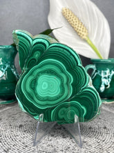 Load image into Gallery viewer, Gorgeous Malachite Crystal Polished Slab

