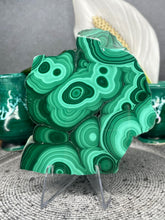 Load image into Gallery viewer, Incredible Malachite Natural Crystal Polished Slab
