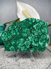 Load image into Gallery viewer, Striking Malachite Natural Crystal Polished Slab
