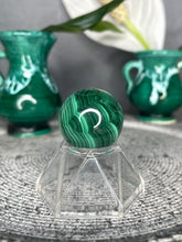 Load image into Gallery viewer, Mini Incredible Malachite Crystal Sphere
