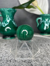 Load image into Gallery viewer, Mini Gorgeous Malachite Crystal Sphere
