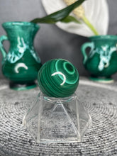 Load image into Gallery viewer, Mini Breathtaking Malachite Crystal Sphere

