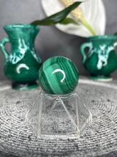 Load image into Gallery viewer, Mini Vibrant Malachite Crystal Sphere
