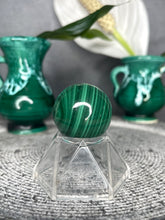 Load image into Gallery viewer, Mini Transformation Malachite Crystal Sphere
