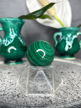 Load image into Gallery viewer, Mini Transformation Malachite Crystal Sphere
