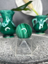 Load image into Gallery viewer, Mini Mesmerizing Malachite Crystal Sphere
