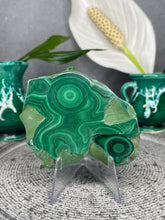 Load image into Gallery viewer, Stunning Malachite Crystal Polished Slab
