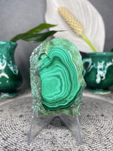 Load image into Gallery viewer, Beautiful Malachite Crystal Polished Slab
