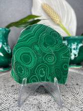Load image into Gallery viewer, Mesmerizing Malachite Crystal Polished Slab
