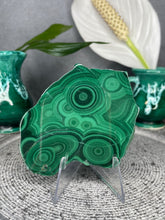 Load image into Gallery viewer, Stunning Malachite Crystal Polished Slab
