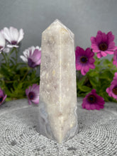 Load image into Gallery viewer, Resilient Pink Amethyst Flower Agate Crystal Tower
