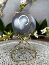 Load image into Gallery viewer, Beautiful Orca Agate Crystal Sphere
