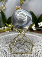 Load image into Gallery viewer, Orca Banding Agate Crystal Sphere
