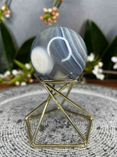 Load image into Gallery viewer, Mesmerizing Orca Banding Agate Crystal Sphere
