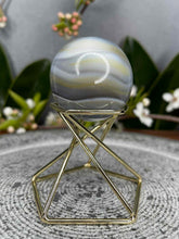 Load image into Gallery viewer, Breathtaking Orca Banding Agate Crystal Sphere
