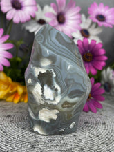 Load image into Gallery viewer, Stunning Orca Agate Crystal Flame Freeform
