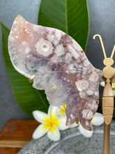 Load image into Gallery viewer, Discounted Pink Amethyst Flower Agate Crystal Butterfly Wings

