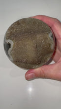 Load and play video in Gallery viewer, Sparkly Green Rainbow Amethyst Sphere
