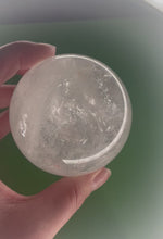 Load and play video in Gallery viewer, Clear Quartz Sphere Crystal Ball
