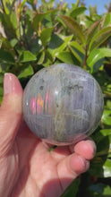 Load and play video in Gallery viewer, Breathtaking Labradorite Crystal Sphere With Flash
