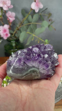 Load and play video in Gallery viewer, Beautiful Amethyst Cluster Geode Freeform
