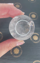 Load and play video in Gallery viewer, Super Clear Quartz Sphere Amplify Your Energy &amp; Clarity
