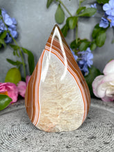 Load image into Gallery viewer, DISCOUNTED Red Agate Quartz Chalcedony Crystal Flame
