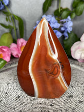 Load image into Gallery viewer, Incredible Red Agate Chalcedony Crystal Flame
