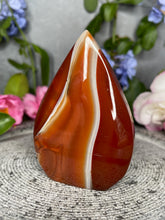 Load image into Gallery viewer, Incredible Red Agate Chalcedony Crystal Flame
